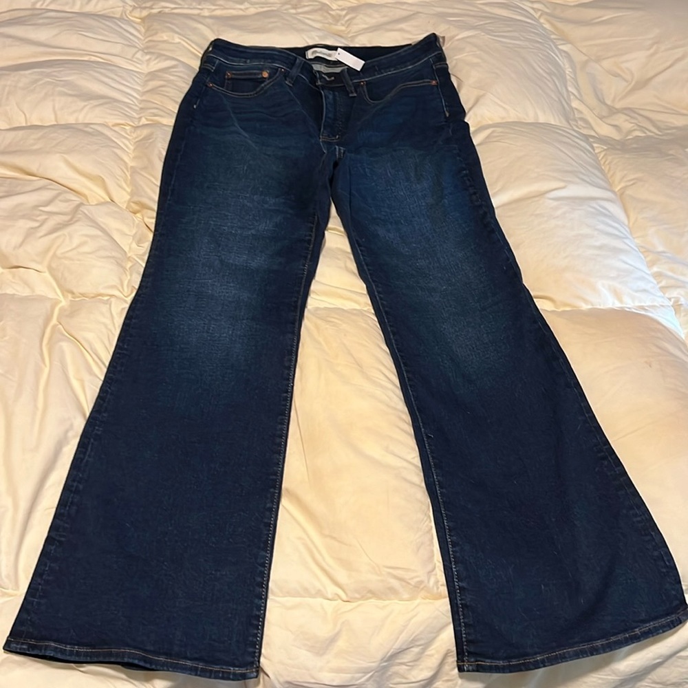 New Madewell jeans 14 W skinny flare